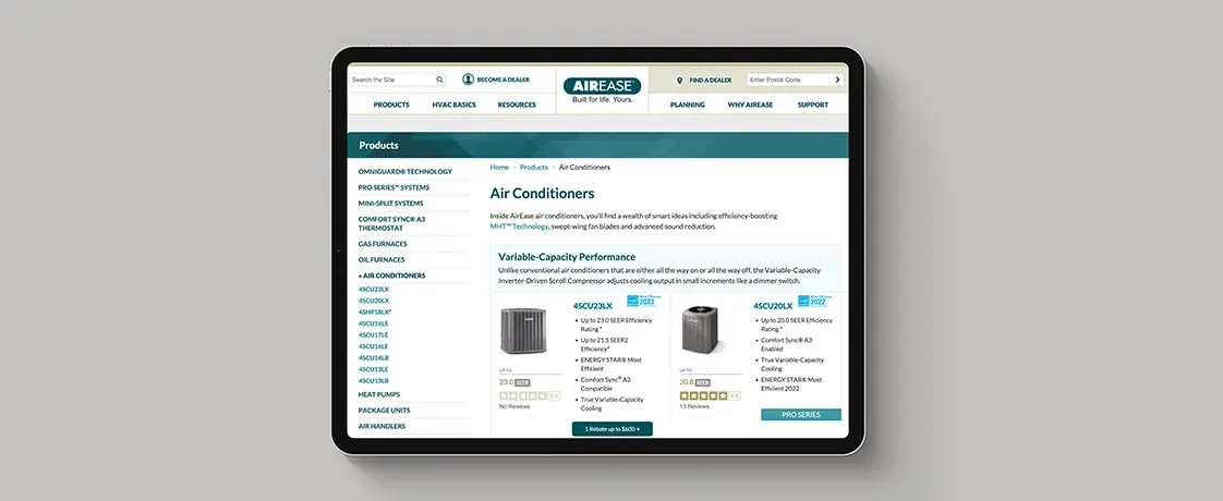 AirEase internet selling policy